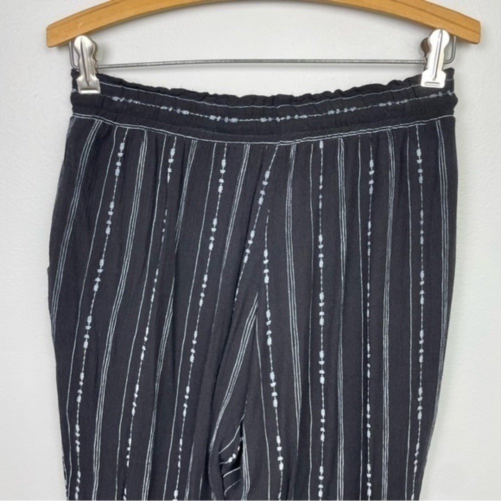 Allison Joy Corey Black Patterned Pants - Picture 6 of 17